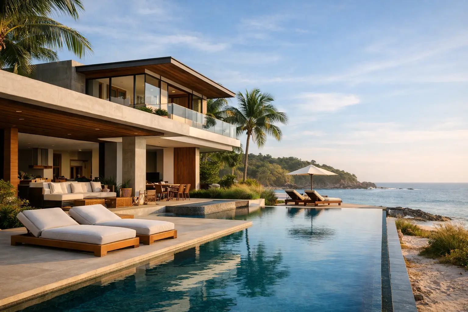 Arquitectura para residencias vacacionales exclusivas