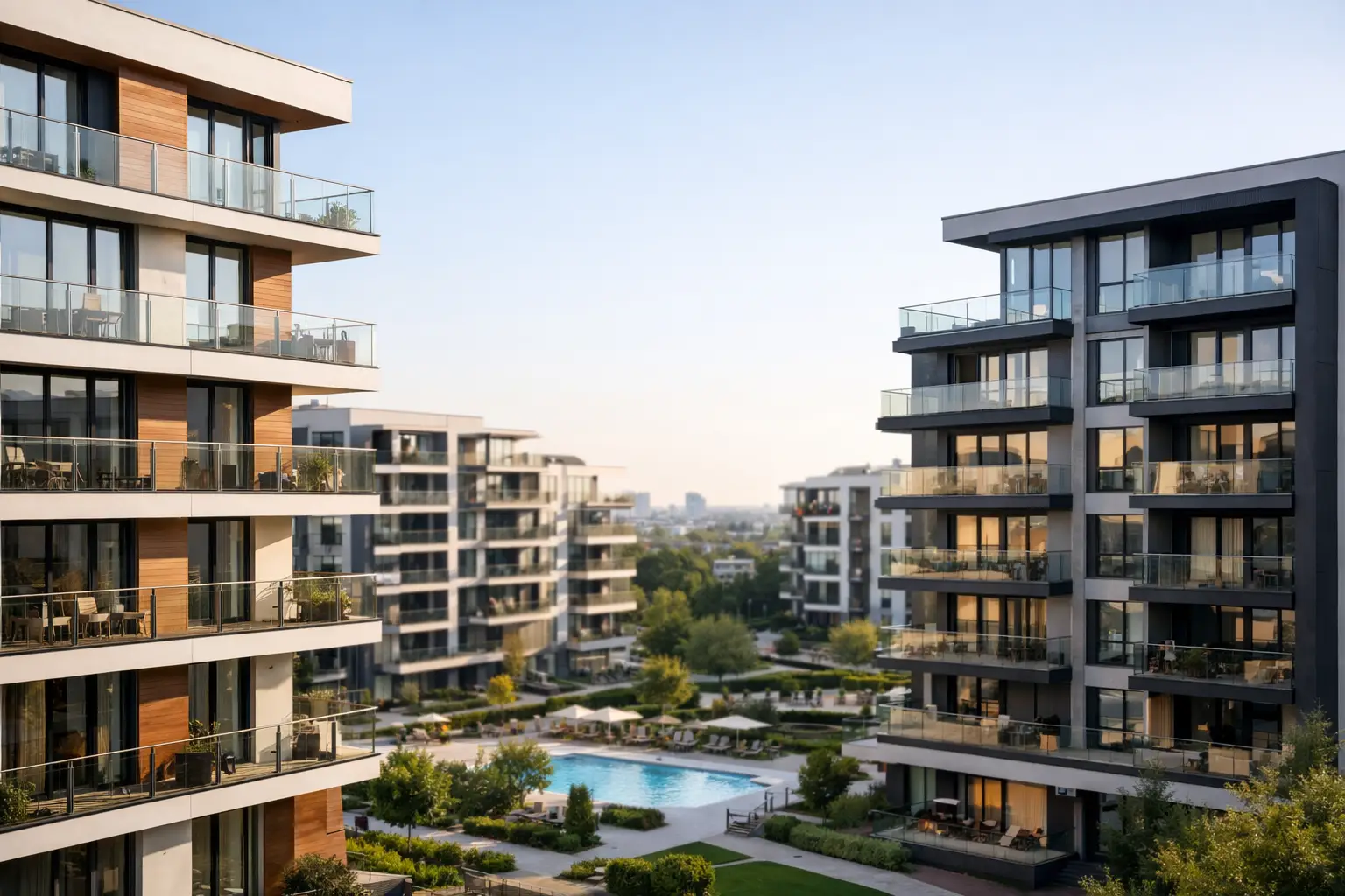 Condominios habitacionales modernos y valor