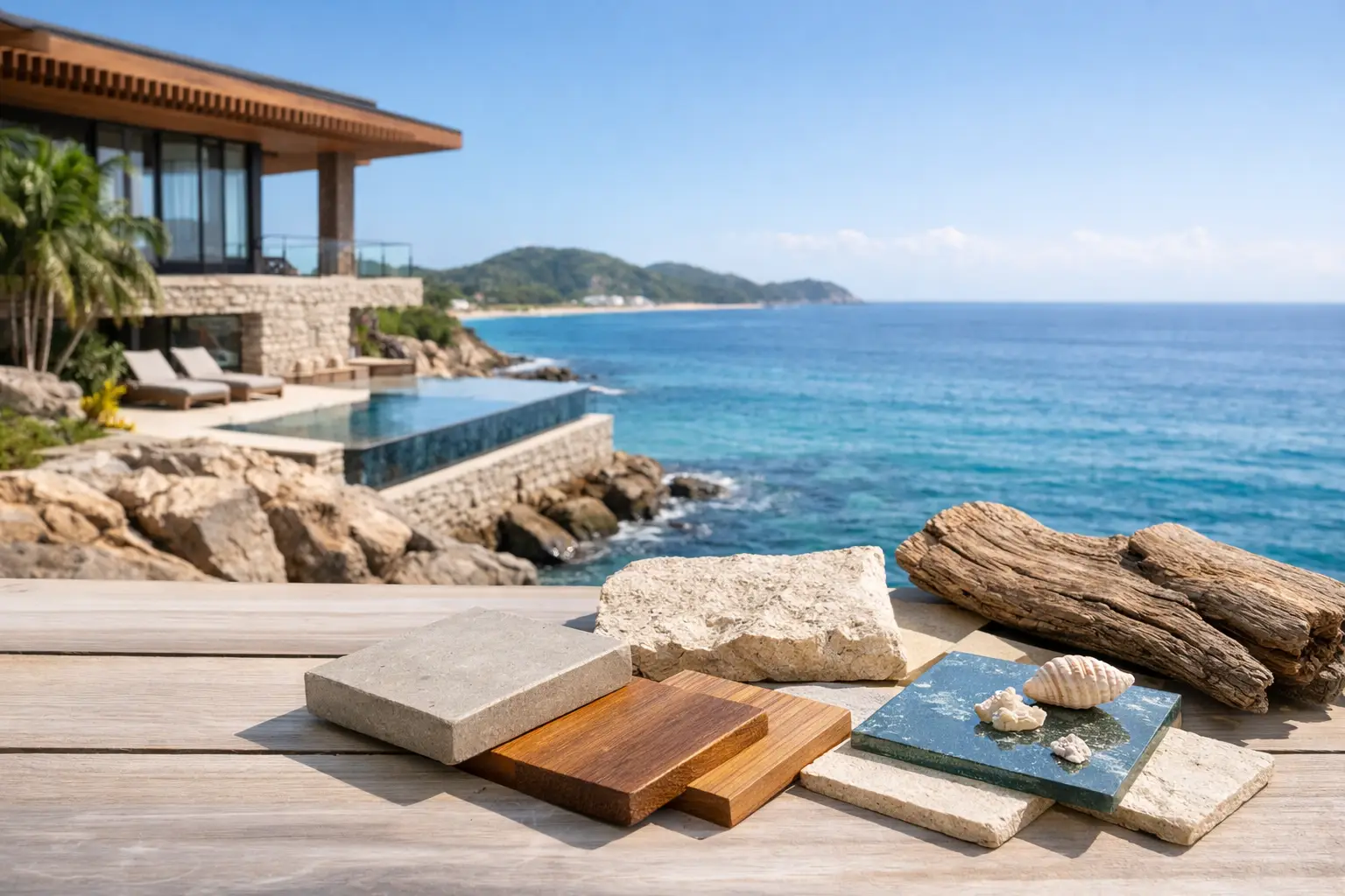 Mejores materiales para arquitectura costera premium